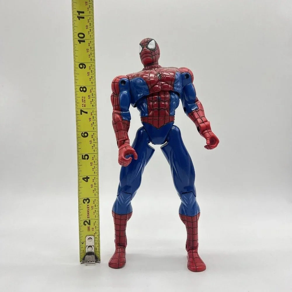 Marvel Spiderman Jointed Posable Spiderman 2000 ENT‎ Inc. 10” Action Figure Toy